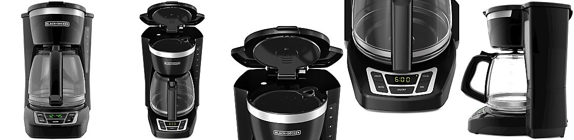 Black & Decker CM116OB 12-Cup Digital Coffee Maker 